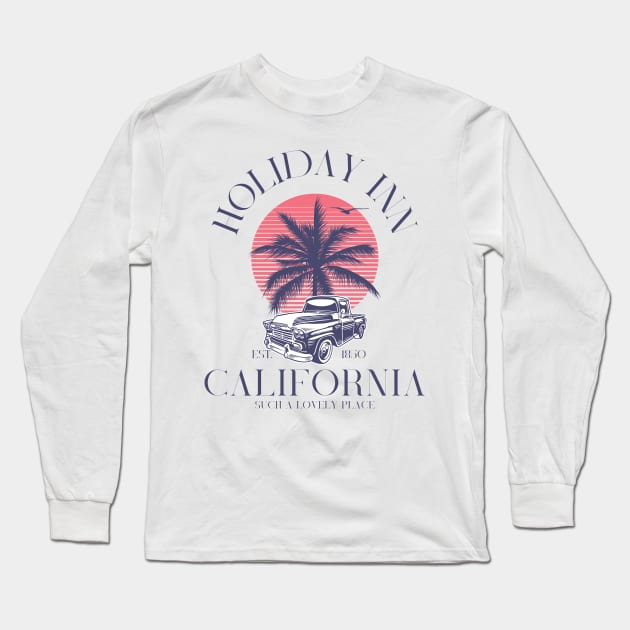 Holiday inn California vintage Long Sleeve T-Shirt by Myartstor 